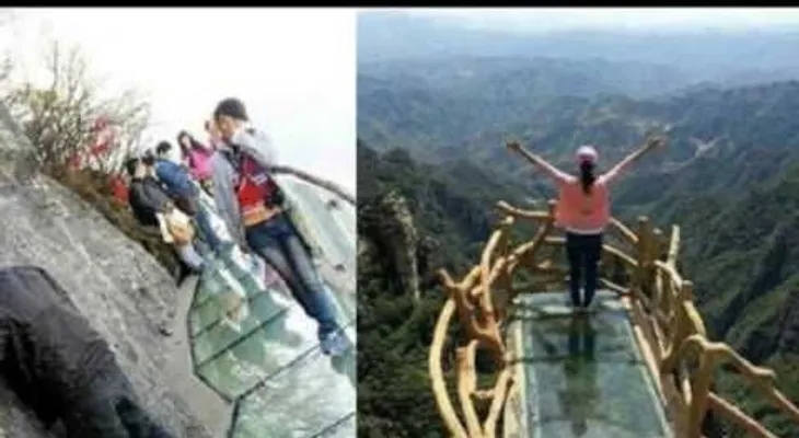 Turismo nivel asiático: Abren en China el puente de cristal más largo y alto del mundo
