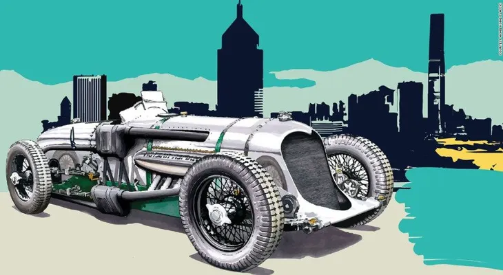 Autos clásicos y lujosos se exhibieron en Hong Kong