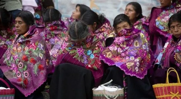 El papa Francisco se encuentra con el mundo indígena en Chiapas