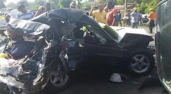 Amet reporta nueve heridos en accidente múltiple en autopista Duarte