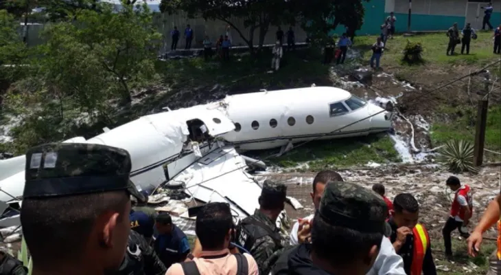 Accidente de avión en Honduras deja varios heridos