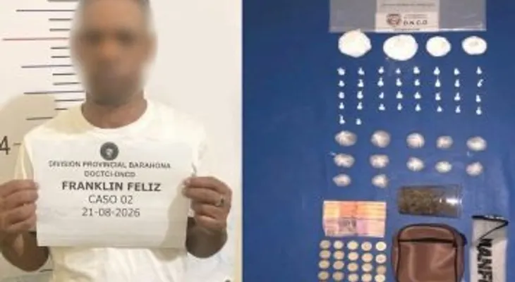 PN apresa a una persona y ocupa drogas, ron y cigarrillos de presunto contrabando en Barahona y Pedernales