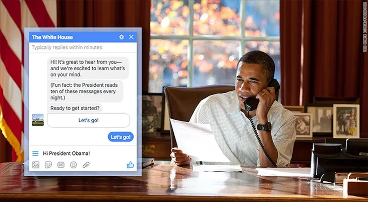 Obama ya tiene su propio bot en Facebook Messenger