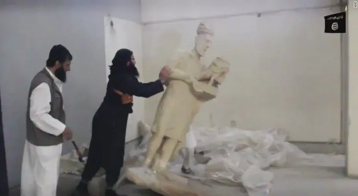 Muchas de las piezas que ISIS destruyó en el Museo de Mosul eran imitaciones