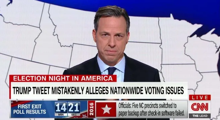 Jake Tapper le hace fact check  a los tuits de Donald Trump