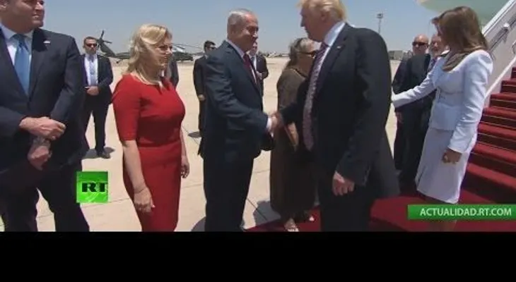 "¿Cuál es el protocolo?": Trump llega a Israel para encontrarse con su "amigo" Netanyahu