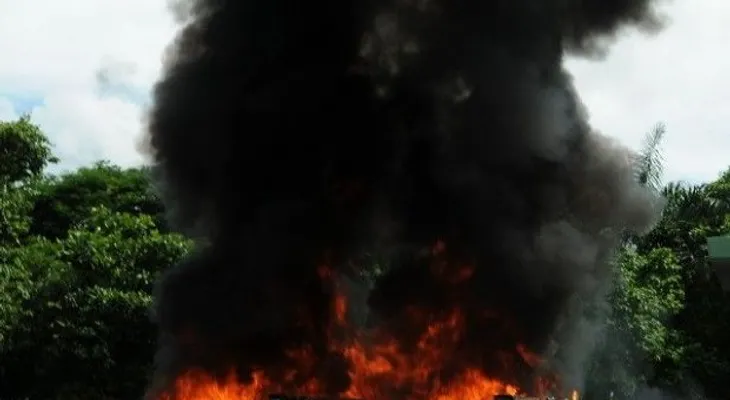 Incineran 500 kilos cocaína decomisados en La Romana