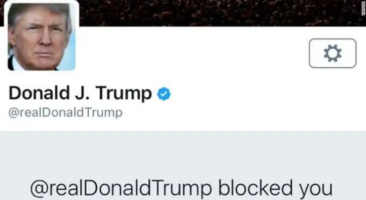 Ser bloqueado por Trump en Twitter no es muy complicado