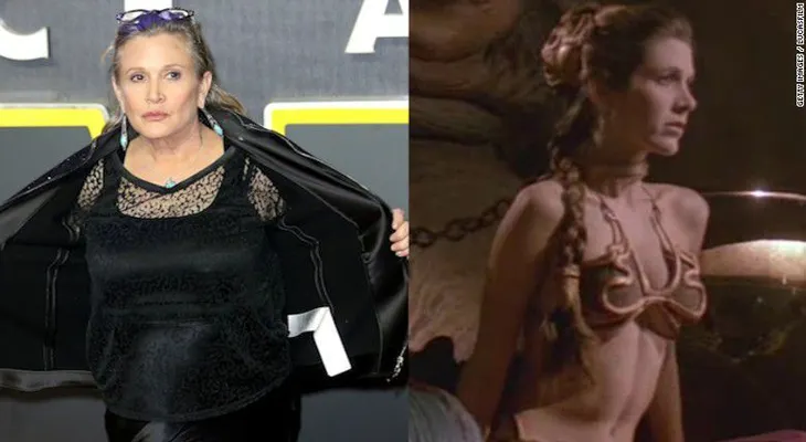 Carrie Fisher responde a quienes critican su apariencia en 'Star Wars'