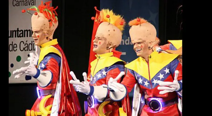 Extraterrestres venezolanos causan furor en el Carnaval de Cádiz