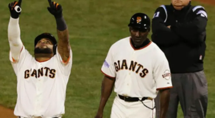 Con vómitos, Pablo Sandoval lleva Gigantes a empatar Serie Mundial