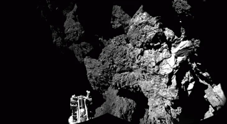 La ESA publica la primera foto desde el cometa 