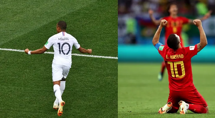 Francia â?" Bélgica: duelo de invictos en la semifinal de Rusia 2018