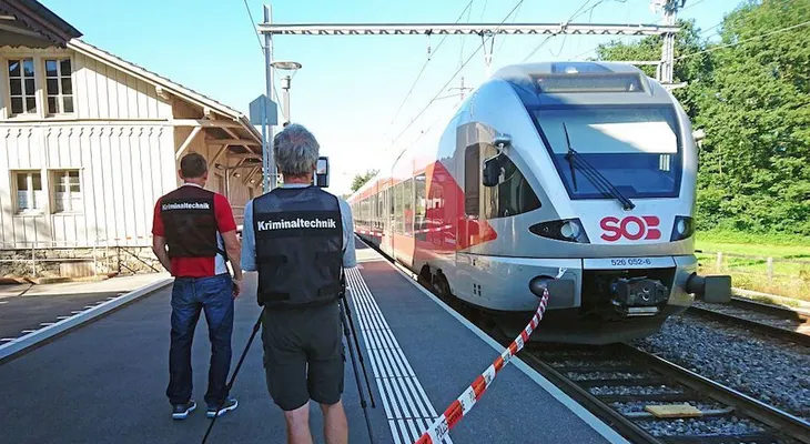 Ataque en tren de Suiza: mueren una de las heridas y el responsable de la agresión