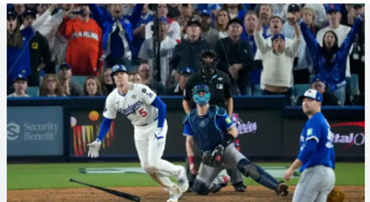 Partido maratónico: Dodgers vencen a los Azulejos en 18 entradas
