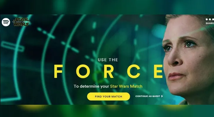 Este es el tipo de música que escuchan los personajes de Star Wars, según Spotify