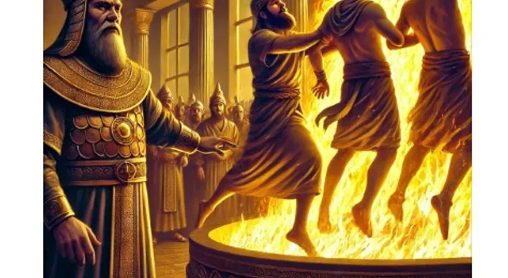 Asombroso acto de fe en el horno de fuego: Sadrac, Mesac y Abed-nego