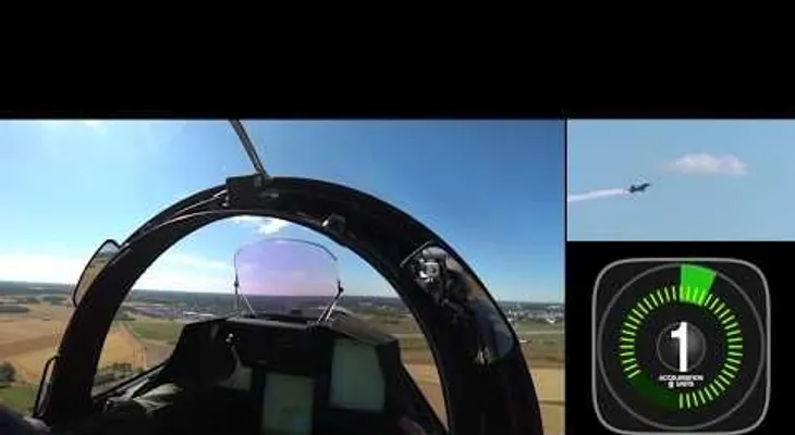 Caza sueco Gripen maniobra con sobrecarga 9G (IMPACTANTE VIDEO)