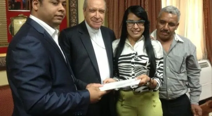 Guevara entrega propuesta sobre  Políticas de Juventud a Cardenal López Rodríguez