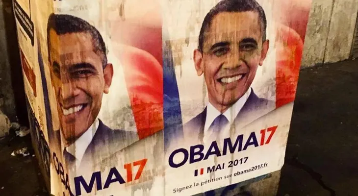 Lanzan campaña para que Barack Obama sea presidente de Francia