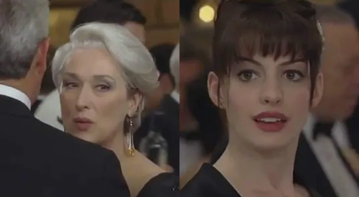 La escena eliminada de "El diablo viste a la moda" que cuenta una historia totalmente diferente