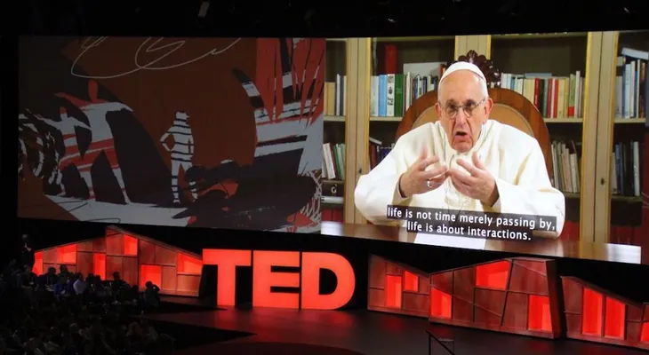 Las tres lecciones del papa en una charla TED