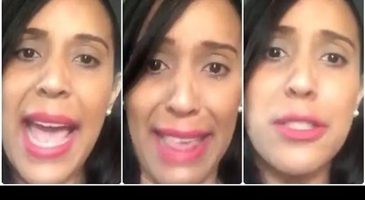 Una mujer dice llorando que RD es dirigida por "analfabetos y bandidos", y que "al dominicano se lo está llevando el diablo" (VIDEO)