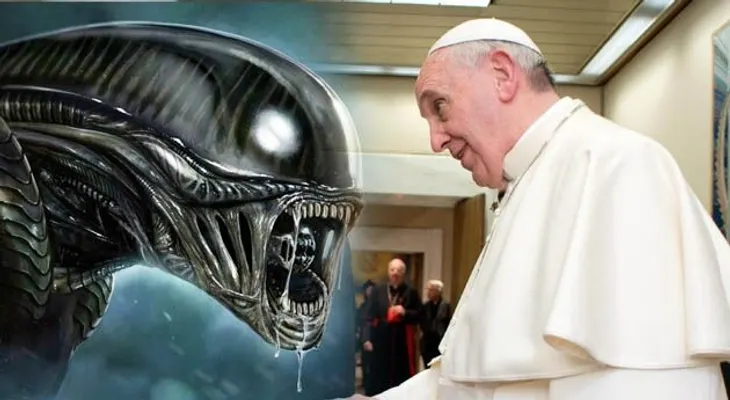 El papa Francisco dispuesto bautizar a extraterrestres