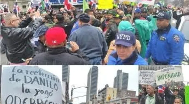 Dominicanos también marchan en NY contra la "corrupción y fin de la Impunidad" 