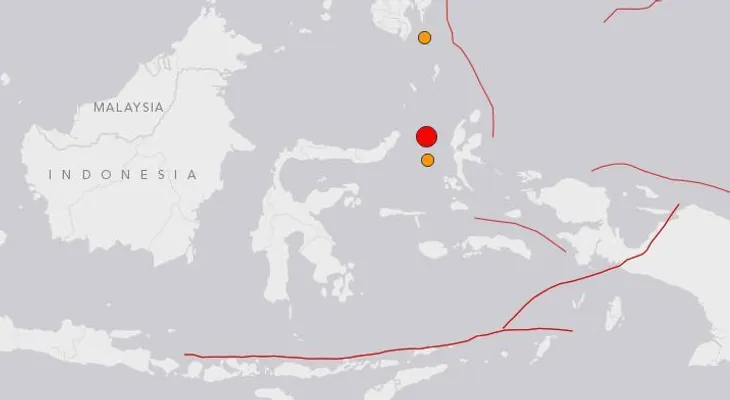 Sismo de magnitud 6,3 sacude costa de Indonesia