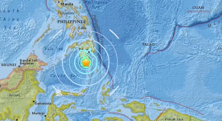 Sismo de magnitud 6,8 sacude el sur de Filipinas