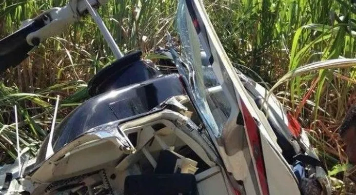 Helicóptero avisó que aterrizaría  de emergencia 