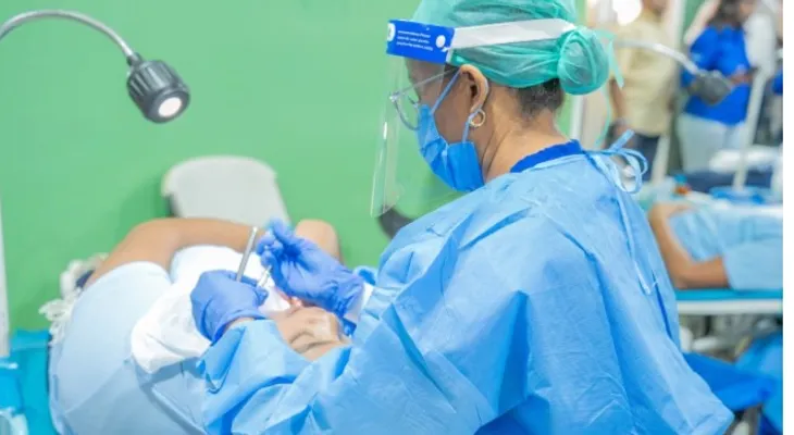 INABIE beneficia 620 estudiantes con salud bucal