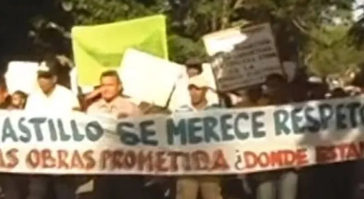 Marchan para demandar reivindicaciones en municipio de San Franciscos