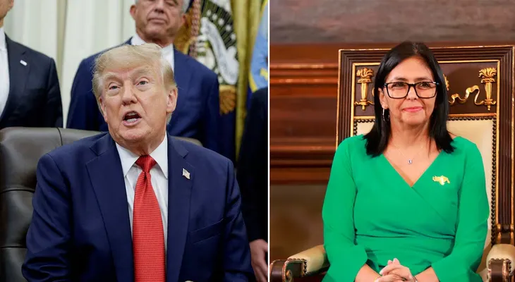 Trump y Delcy Rodríguez sostendrán su primer encuentro en Nueva York al margen de la Asamblea General de la ONU