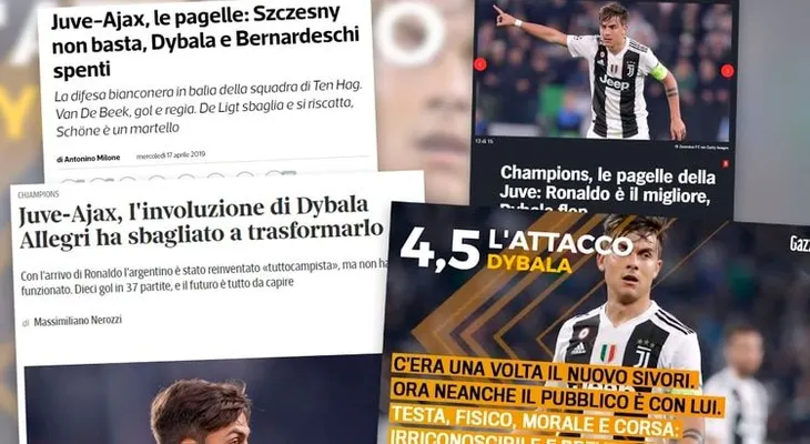 Fracaso" y "ya no es una Joya": la prensa italiana, lapidaria con Paulo Dybala