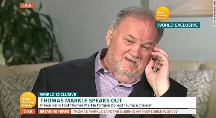 Meghan Markle "lloró" porque su padre no pudo ir a la boda, dice Thomas Markle