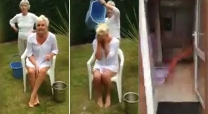 Una mujer se rompe el cuello mientras realizaba el reto del cubo de agua helada