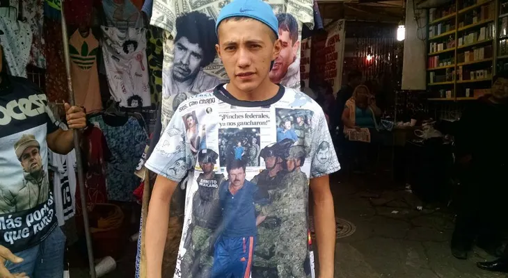 La marca de 'El Chapo', un imperio que llega a las calles con los 'souvenirs'