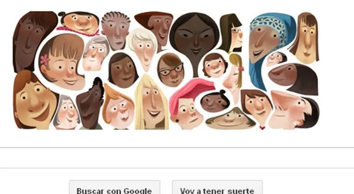 Doodle de Google es dedicado a las mujeres en su día 