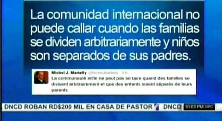 Martelly acusa a República Dominicana de hacer deportaciones violentas y separar padres de hijos