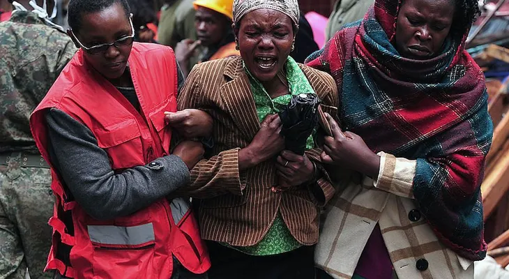 Tragedia en Kenya por el colapso de un edificio