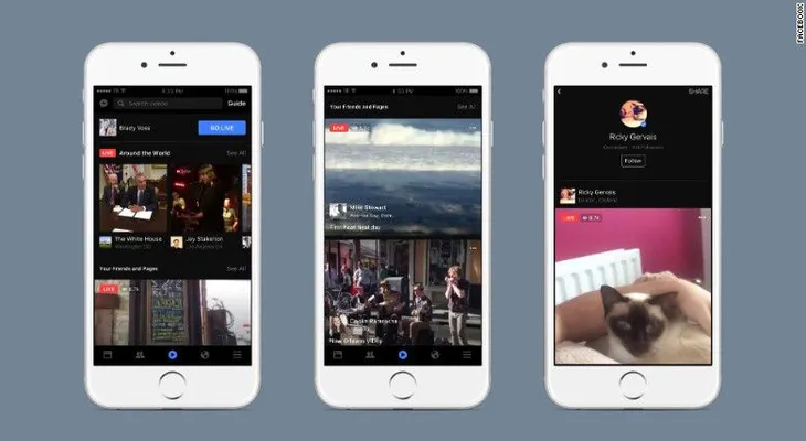 El auge de Facebook Live genera cuestionamientos tras los recientes tiroteos en EE.UU.