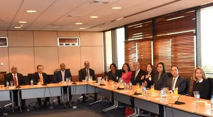 Gobernador del BCRD recibe visita de nueva directiva de ABANCORD