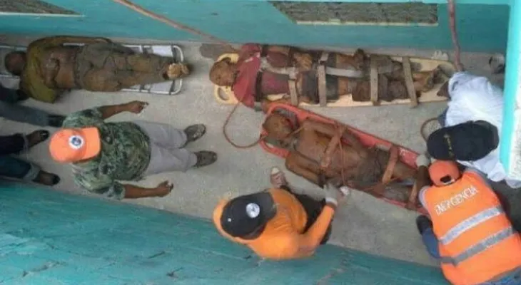 Dos hombres y sus dos sobrinos mueren asfixiados