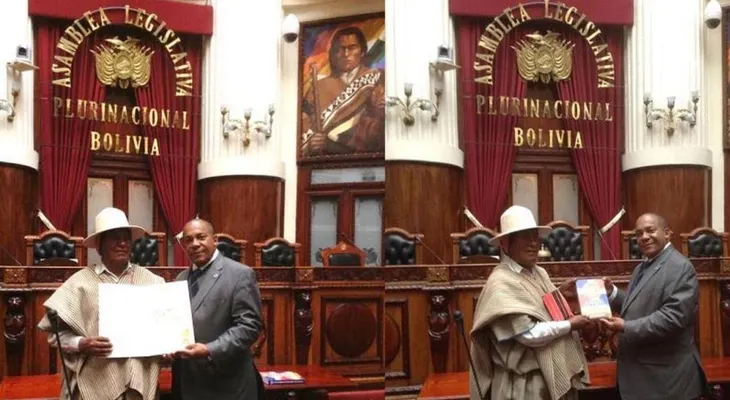 Cámara Diputados de Bolivia reconoce periodista dominicano