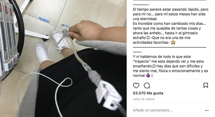 Juliana no aguanta la enfermedad: Extraño mi pelo... Extraño cantar... Extraño mi vida