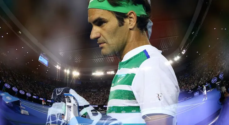 El suizo Roger Federer impone récord en partidos de Grand Slam