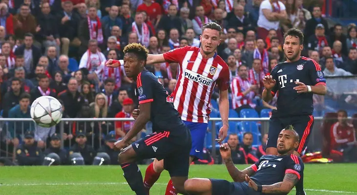 Un golazo a lo Maradona pone en ventaja al Atlético Madrid 1-0 sobre el Bayern Múnich