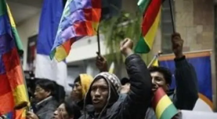 Evo Morales fue recibido como un héroe en Bolivia
